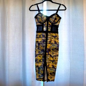 Material girl body con dress